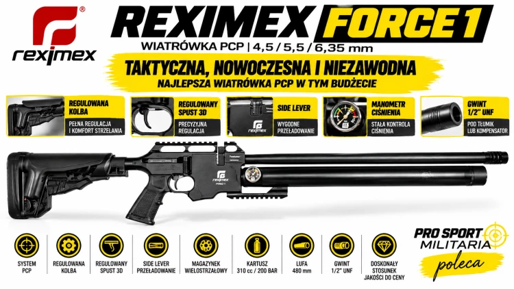 Reklama wiatrówki PCP Reximex Force 1.png